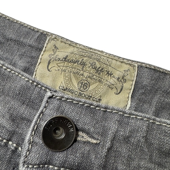 Ruff Hewn Classic Boot Cut Grey Wash denim jeans Womens 16 - Picture 5 of 12